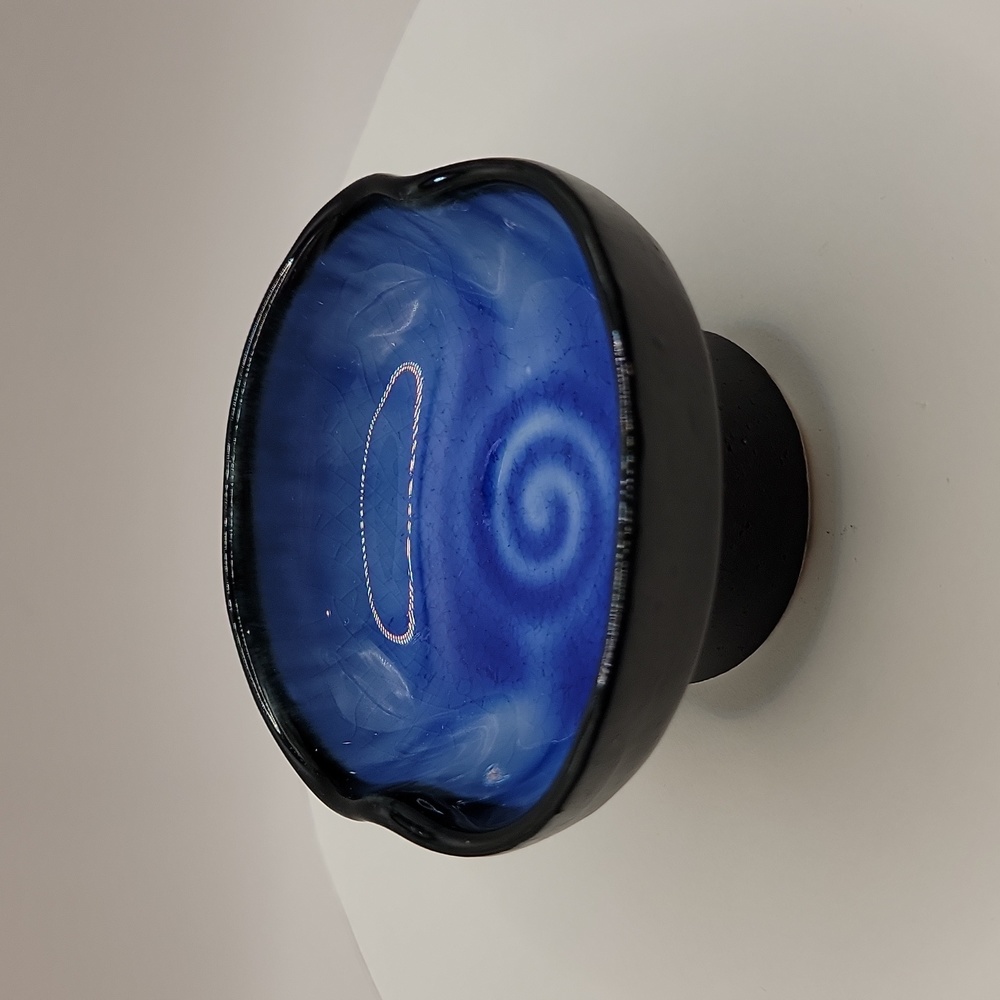 Ceramic Art Pottery Indigo Blue Mini Bowl